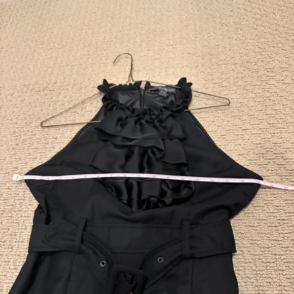 ❤️👗Cute, unique, front-ruffle black dress - Picture 8 of 12